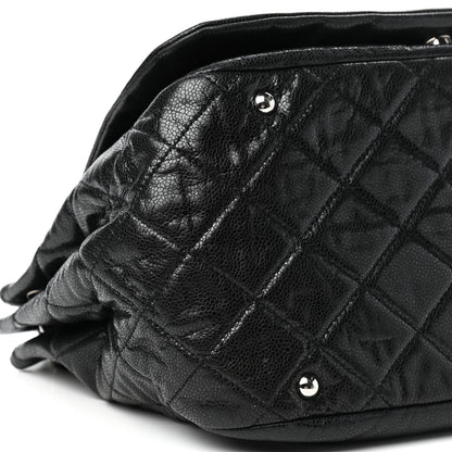 Chanel Caviar Timeless CC Accordion Flap Black 7 of 9