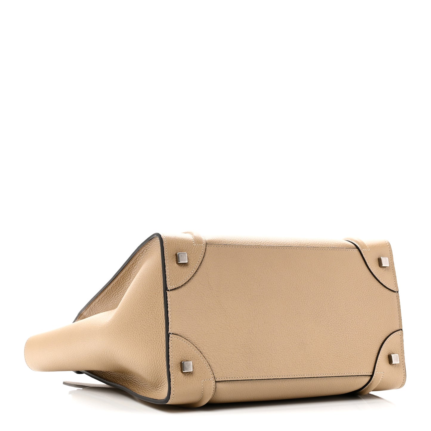 Drummed Calfskin Mini Luggage Dune