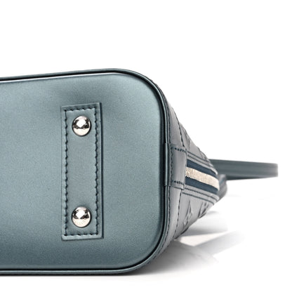Louis Vuitton Calfskin Alma BB H27 Steel Blue 9 of 9