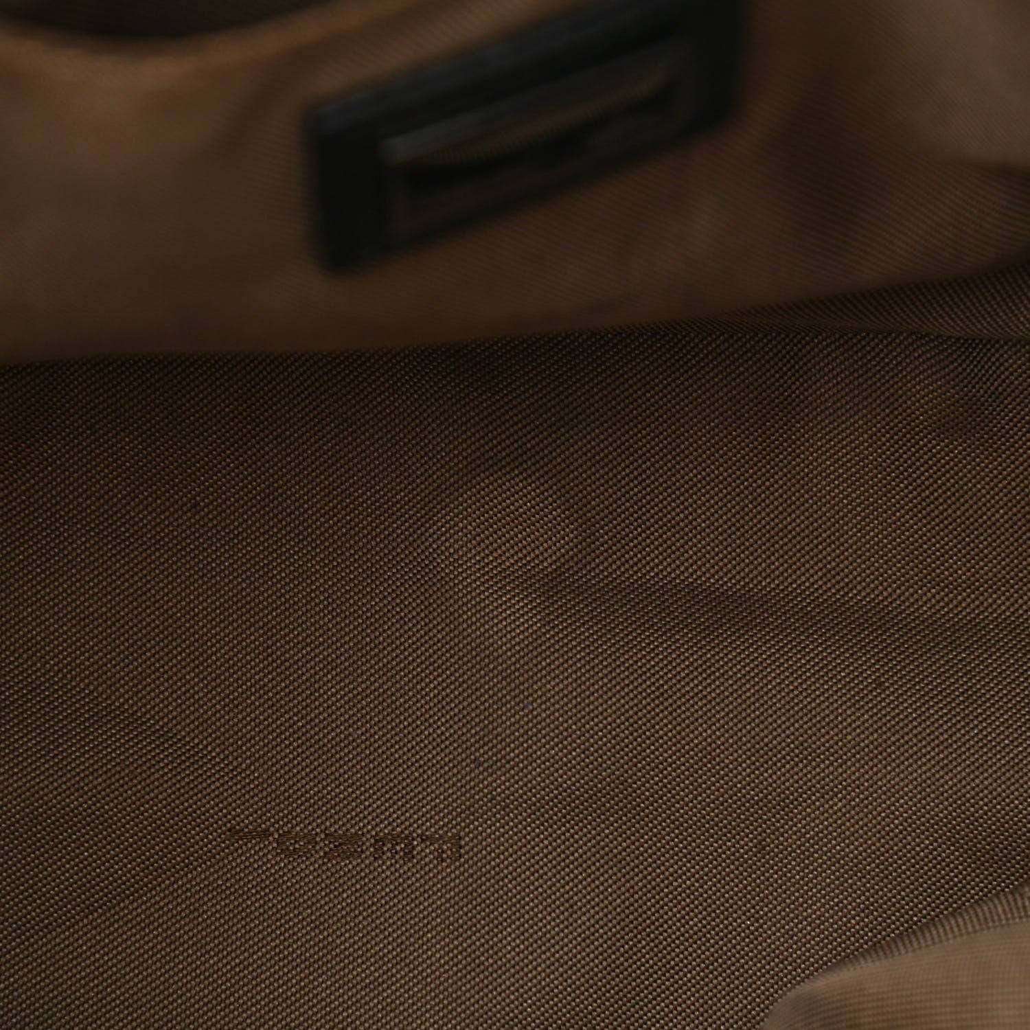 Fendi Zucchino Vitello Pochette Beige Black 13 of 14