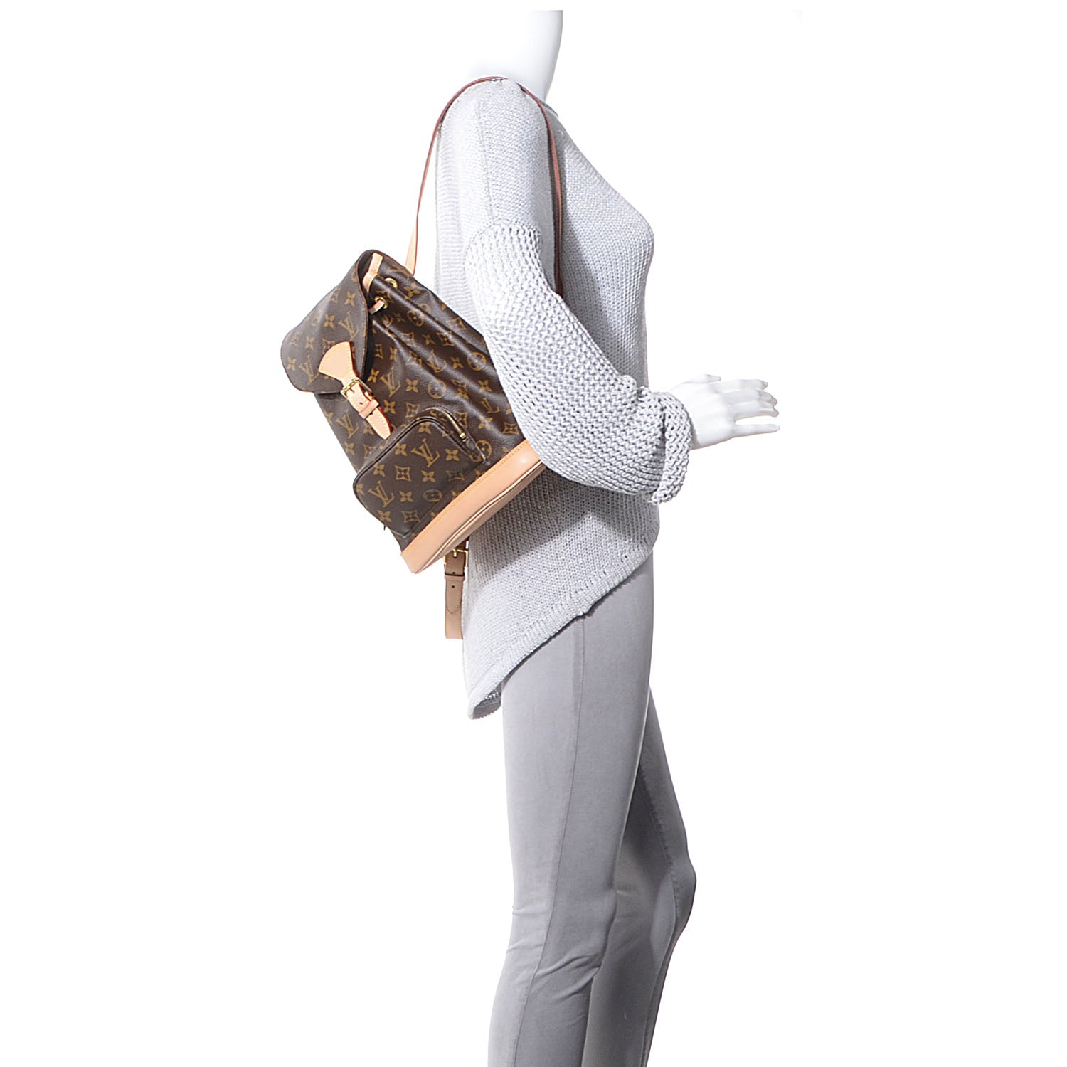 Louis Vuitton Monogram Montsouris MM Backpack 2 of 7