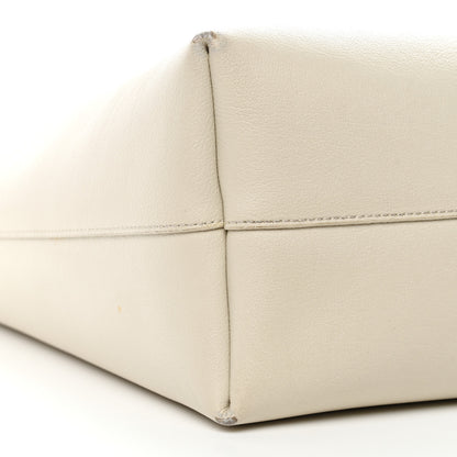 Saint Laurent Calfskin Large Shopping Tote Porcellana 10 of 19