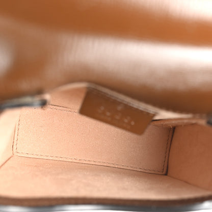 Gucci GG Supreme Monogram Mini Horsebit 1955 Crossbody Bag Beige Brown Sugar 5 of 12