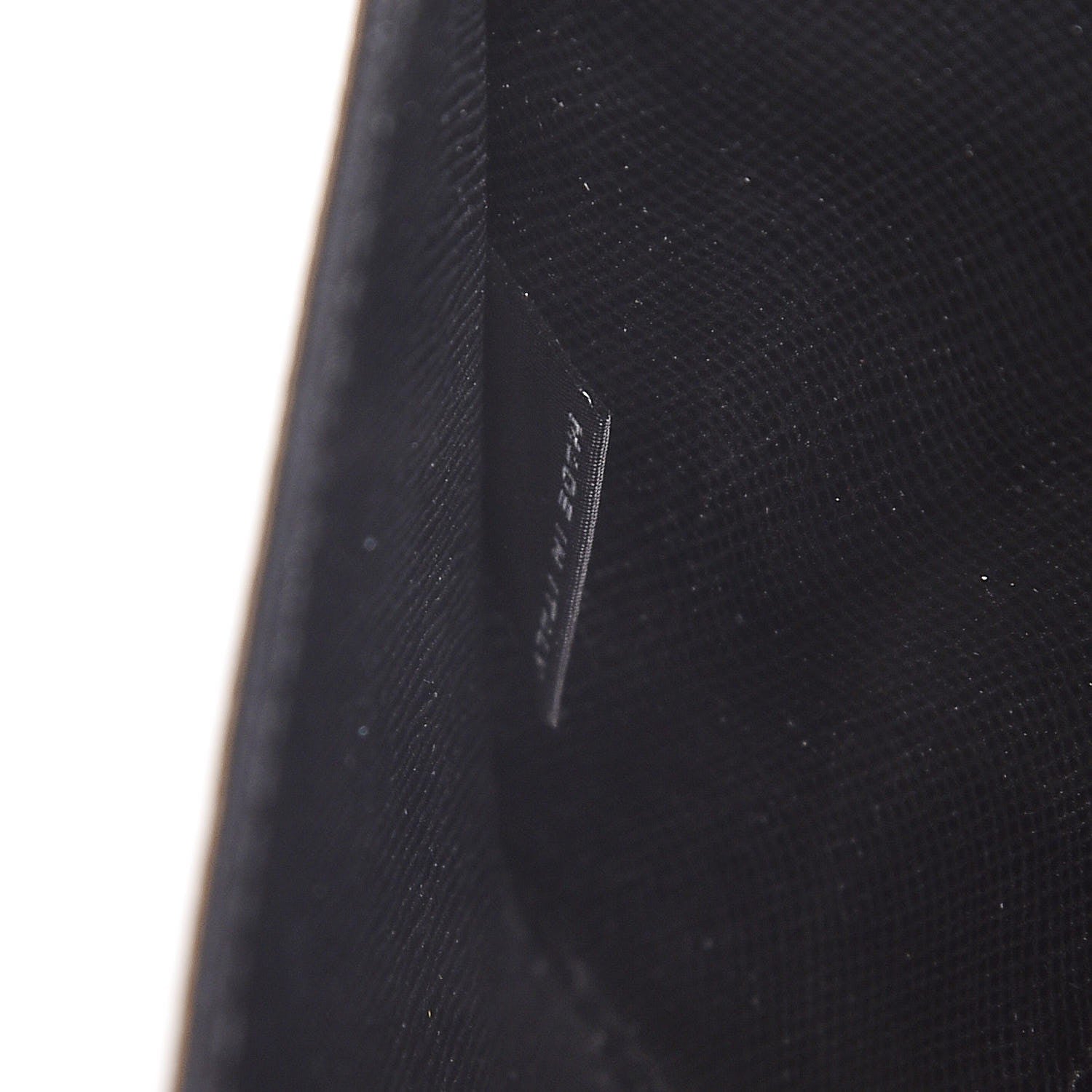 Prada Saffiano Metal Envelope Wallet Black 7 of 7