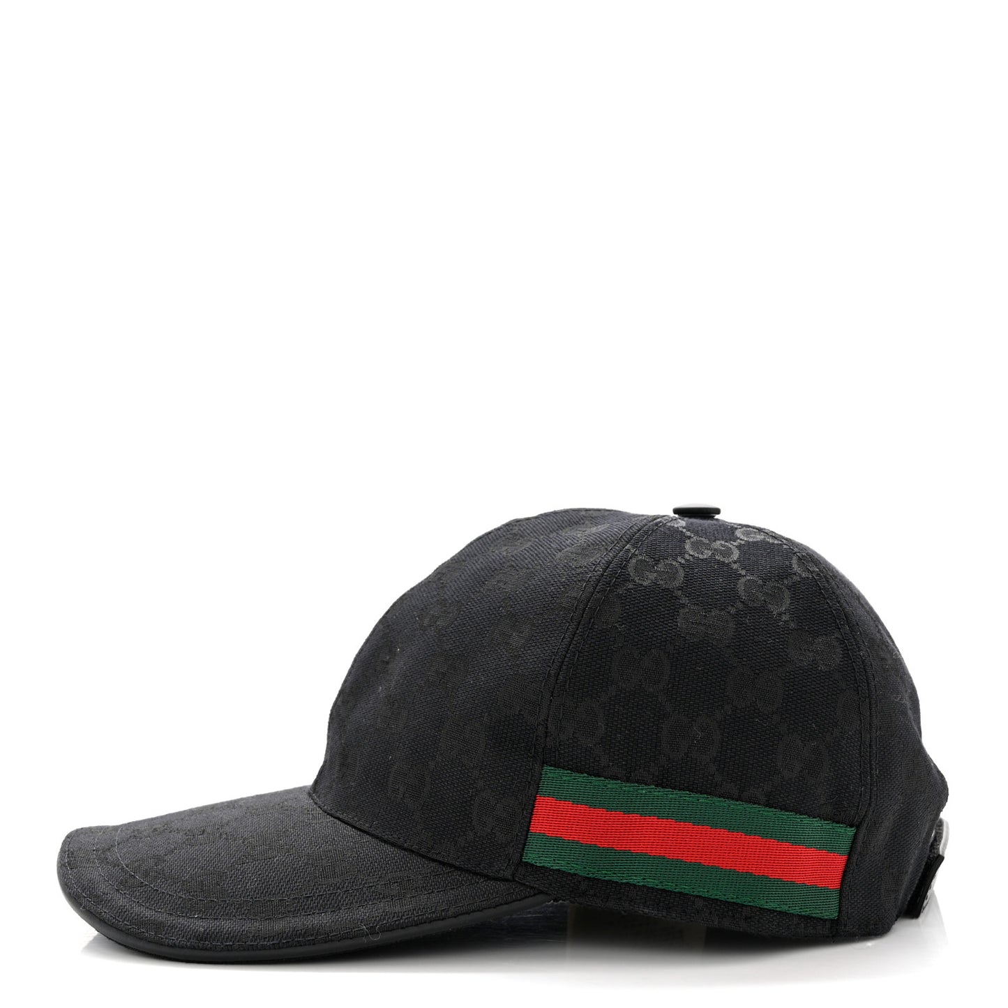 Monogram Web Baseball Hat S Black