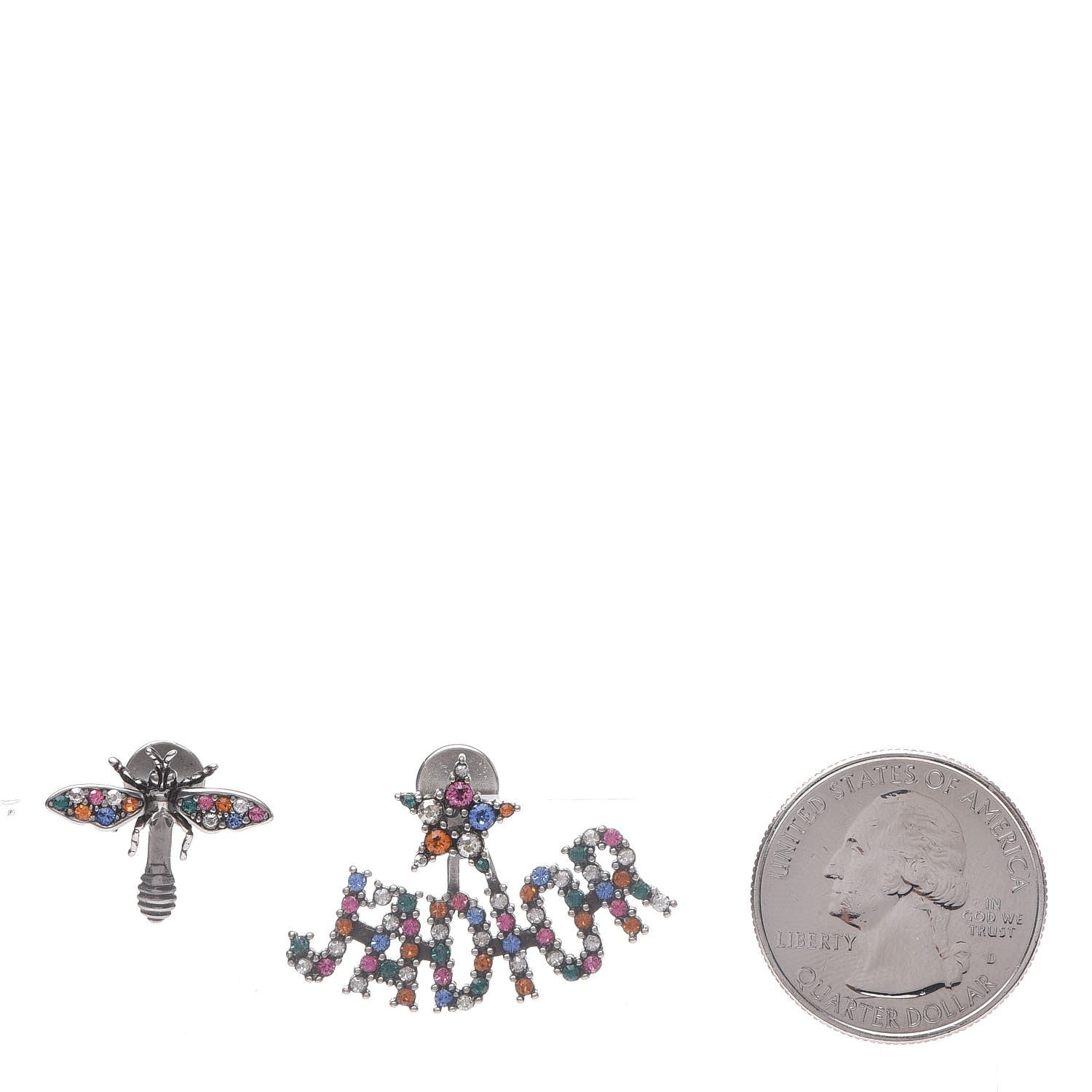 Christian Dior Palladium J'adior Earrings Multicolor 2 of 5