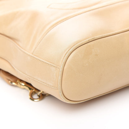 Chanel Lambskin Drawstring Sling Backpack Beige 11 of 16