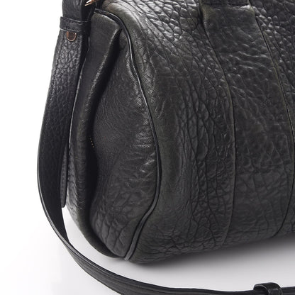 Alexander Wang Pebbled Lambskin Rocco Black Rose Gold Hardware 11 of 12