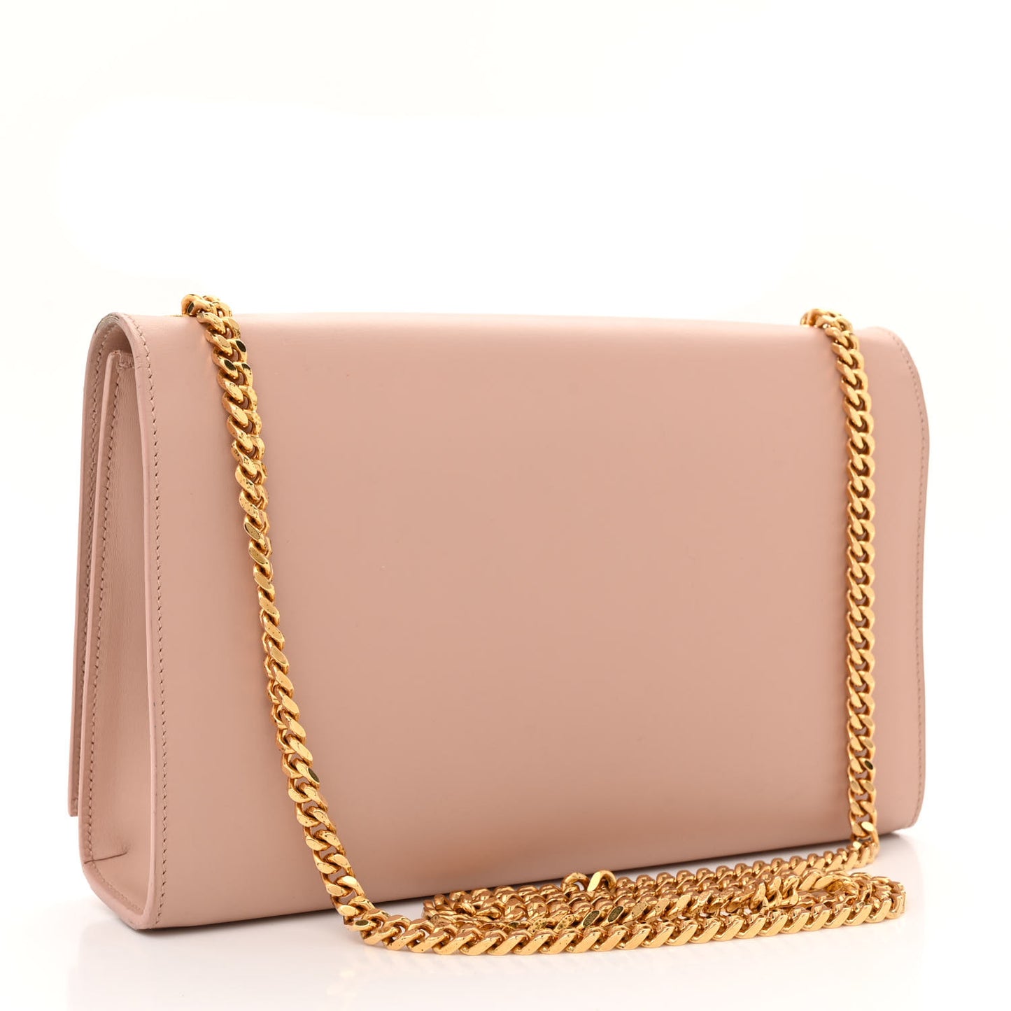 Smooth Calfskin Medium Classic Monogram Kate Tassel Satchel Pink