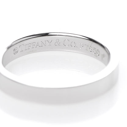Tiffany Platinum 3mm Essential Wedding Band Ring 47 4 4 of 4