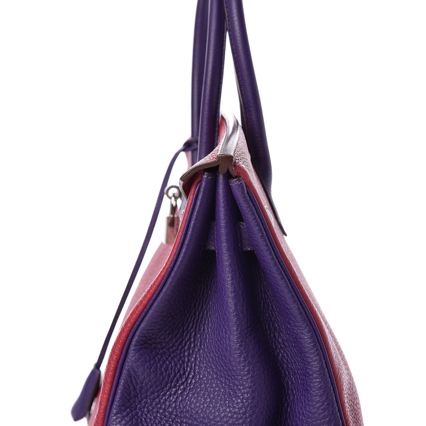 Togo Bi Color Horseshoe Birkin 35 Iris Rubis