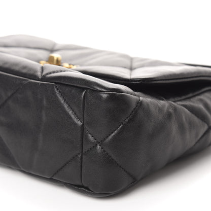 Chanel Lambskin Quilted Medium 19 Flap Black 7 of 11