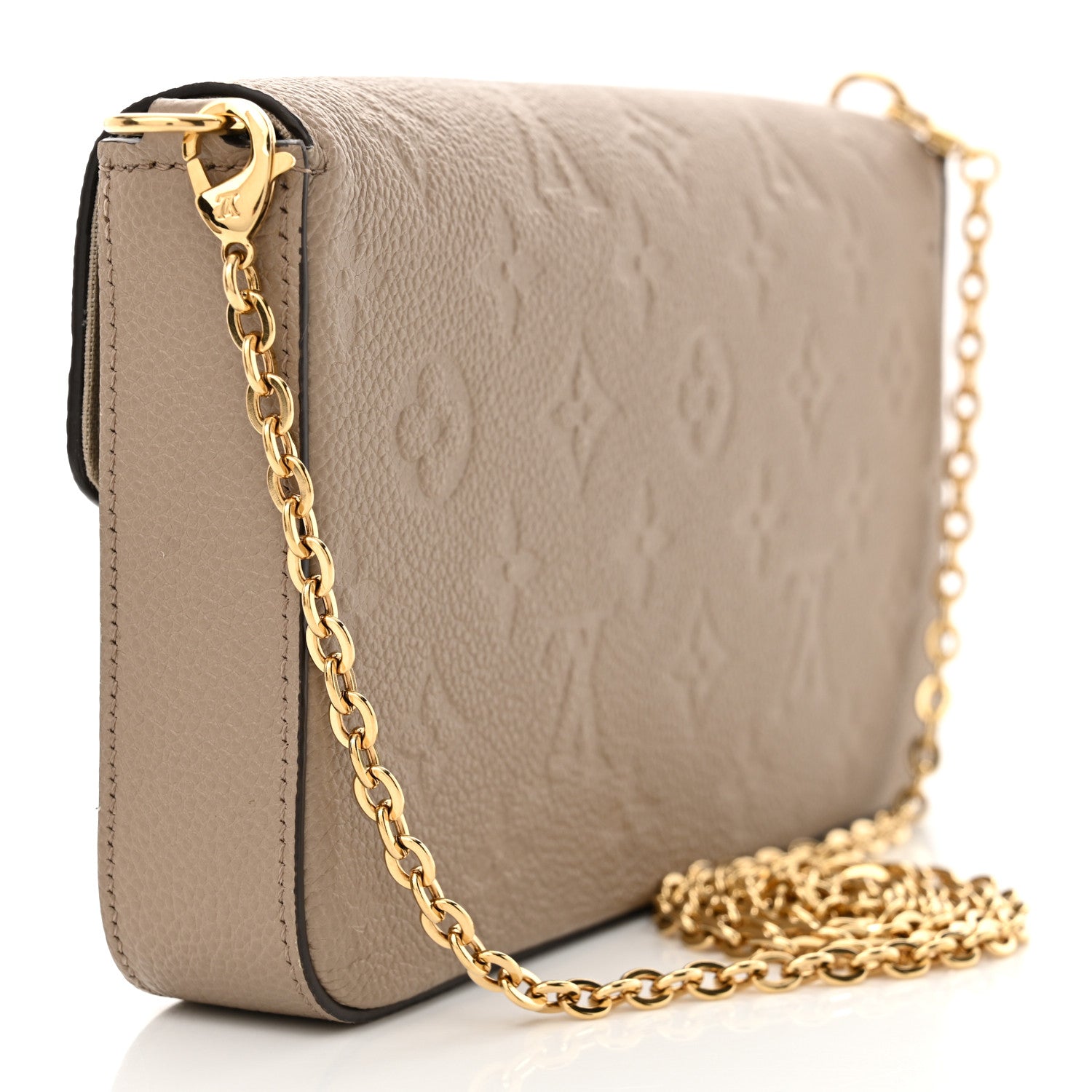 Louis Vuitton Empreinte Pochette Felicie Chain Wallet Tourterelle 4 of 10