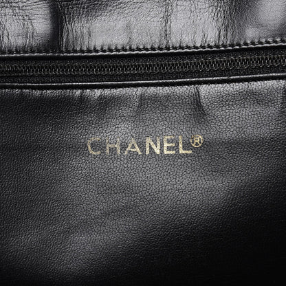 Chanel Lambskin Quilted Briefcase Laptop Bag Black 7 of 15