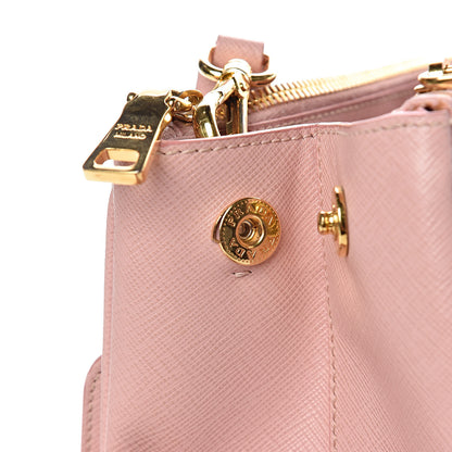 Prada Saffiano Small Galleria Double Zip Tote Orchidea 14 of 16
