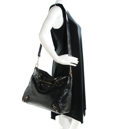 Balenciaga Agneau Giant 12 Rose Gold Hardware Velo Black 2 of 8