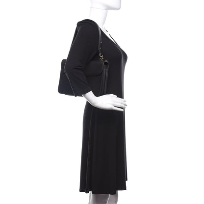 Gucci Calfskin Medium 1973 Shoulder Flap Bag Black 2 of 17
