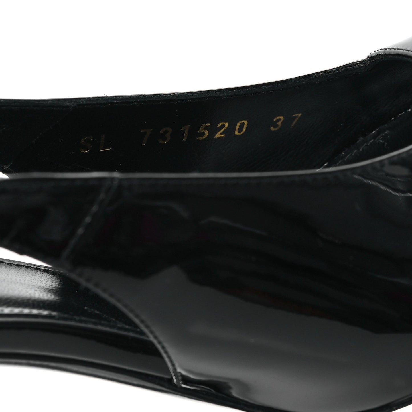 Vernice Grupy Kiss 105 Slingback Pumps 37 Black