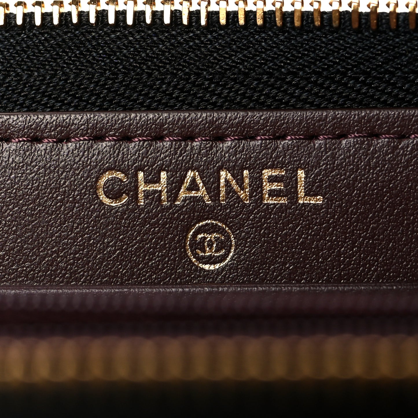 Caviar Quilted Large Gusset Zip Around Wallet Black