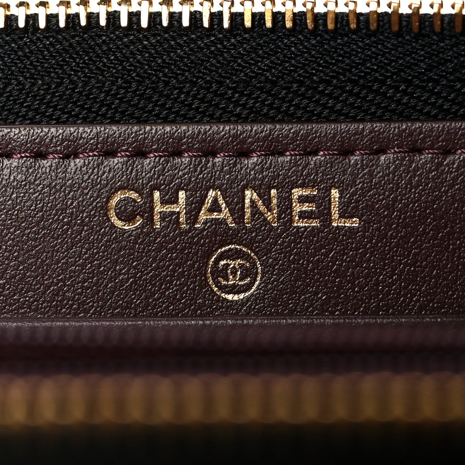 Chanel Caviar Quilted Large Gusset Zip Around Wallet Black 6 of 10