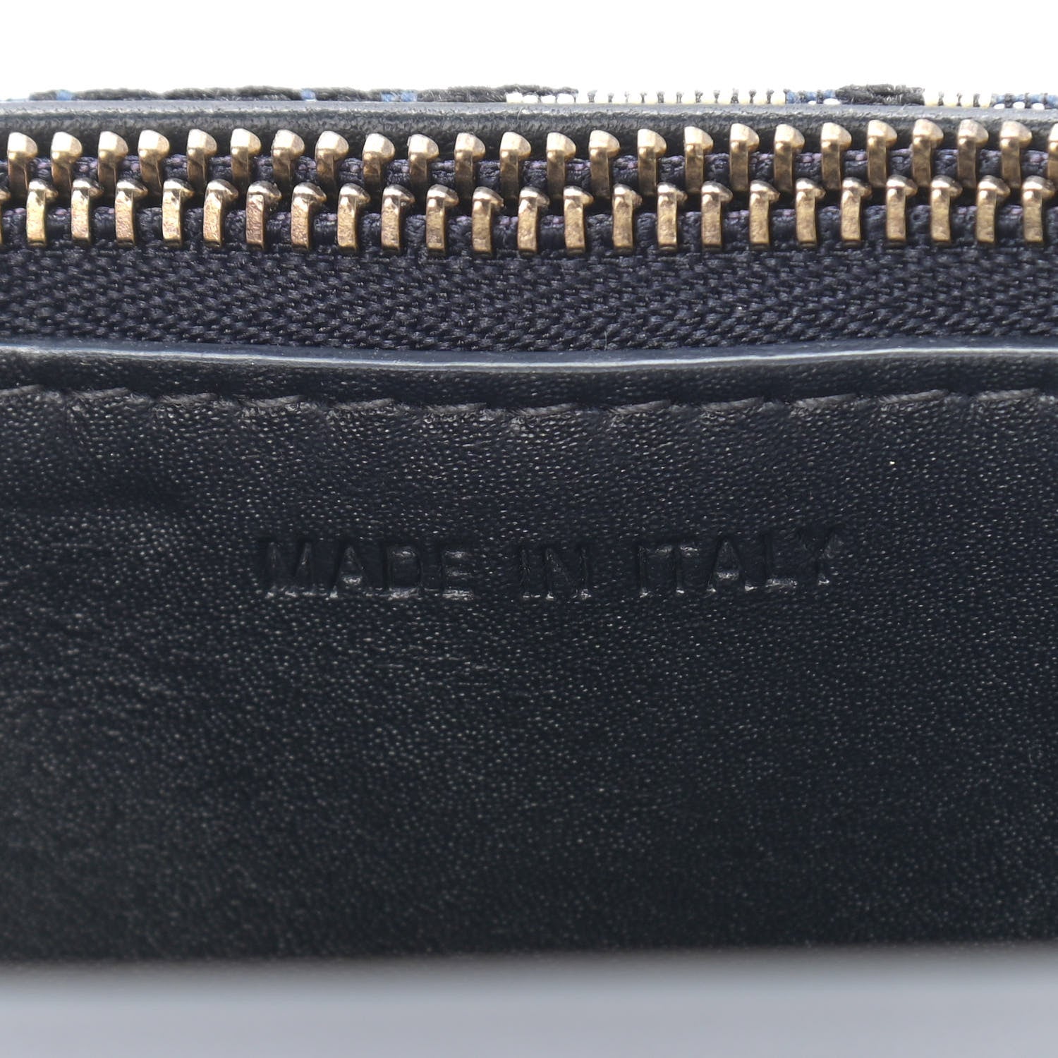 Christian Dior Oblique Saddle Belt Bag Blue 7 of 13
