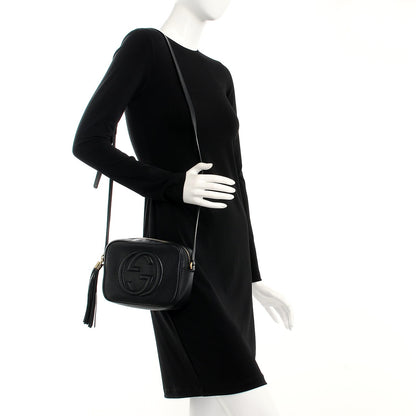 Gucci Pebbled Calfskin Small Soho Disco Bag Black 2 of 7