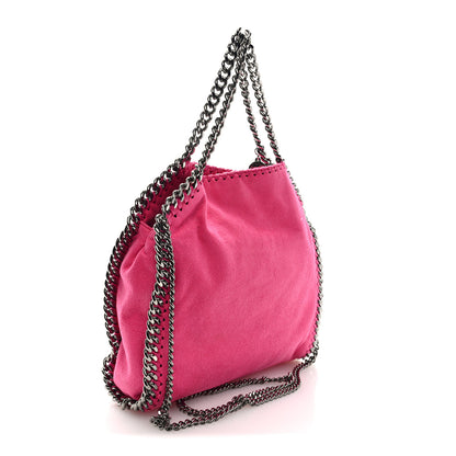 Stella McCartney Shaggy Deer Mini Falabella Tote Hot Pink 3 of 9