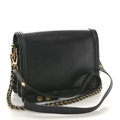 Louis Vuitton Epi Dauphine MM Black 3 of 9