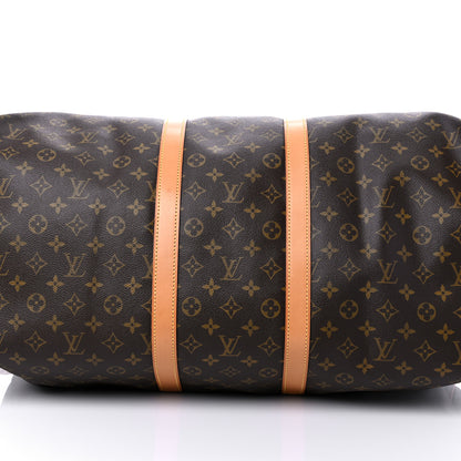 Louis Vuitton Monogram Keepall Bandouliere 55 16 of 22