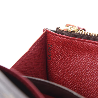 Louis Vuitton Monogram Emilie Wallet Red 6 of 15