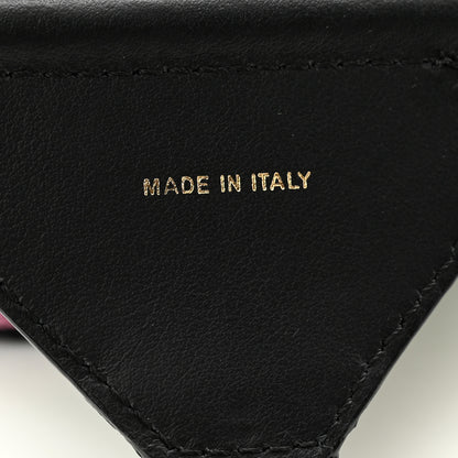 Fendi Cannete Ribbon Poly Vitello Century Logo Adjustable Strap You Rosa Antico Verde Black 4 of 4