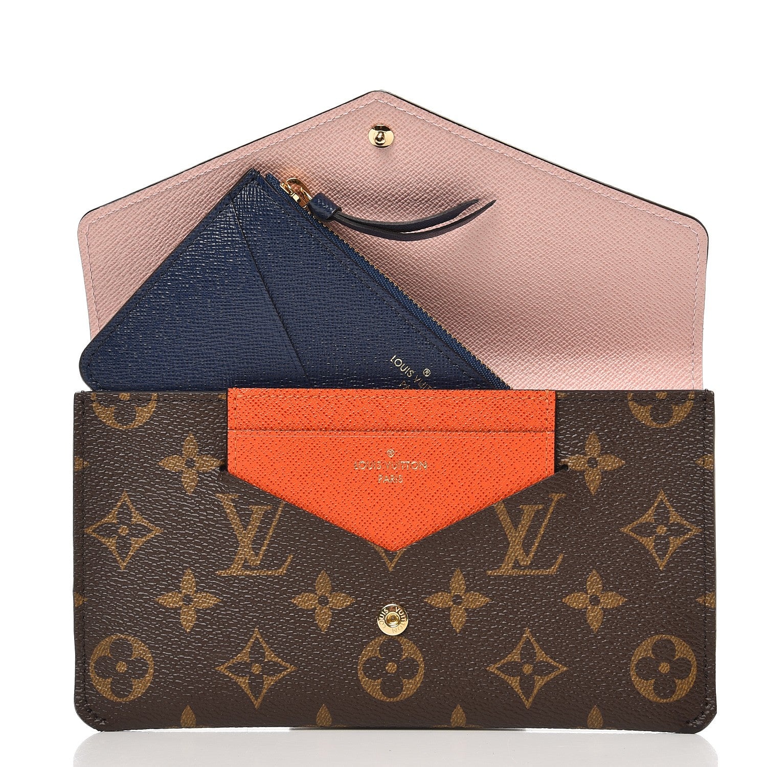 Louis Vuitton Monogram Jeanne Wallet Rose Ballerine 6 of 9