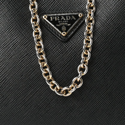 Prada Saffiano Lux Re-Edition 2005 Shoulder Bag Black 8 of 10