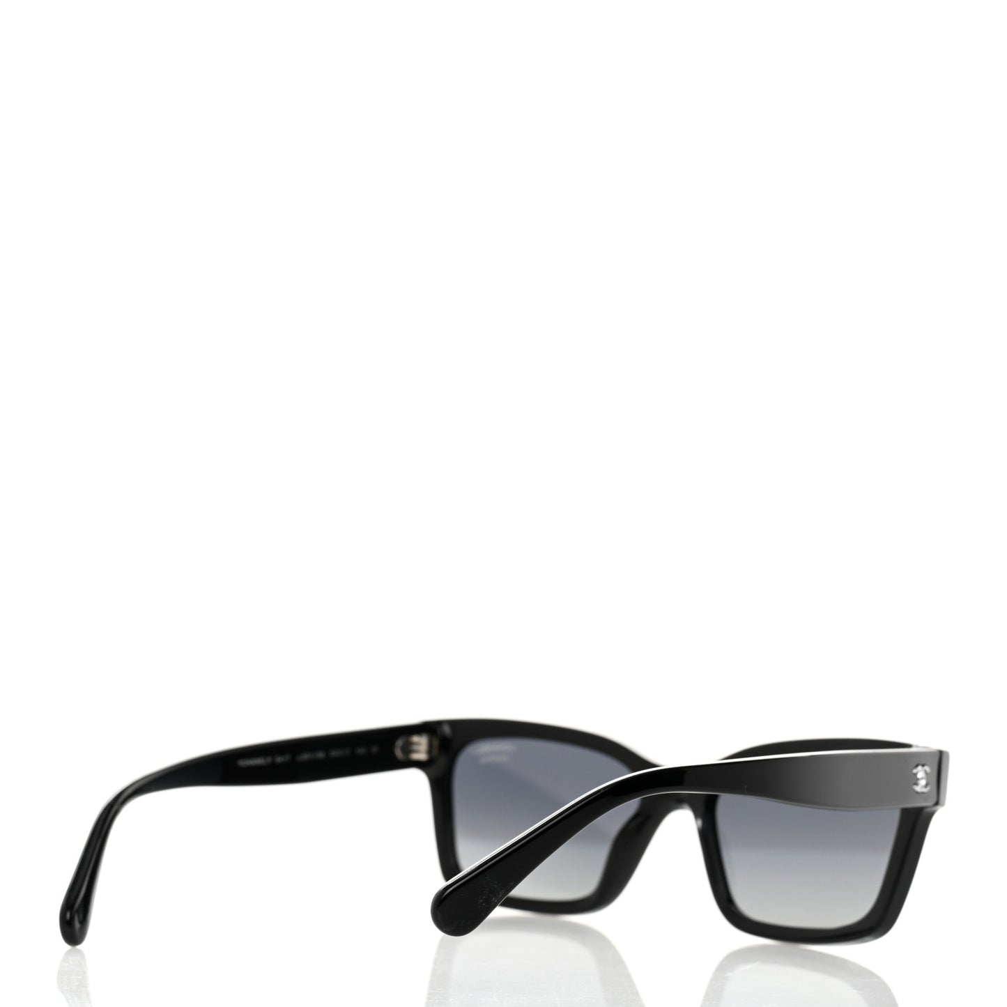 Acetate Polarized Square Sunglasses 5417 Black