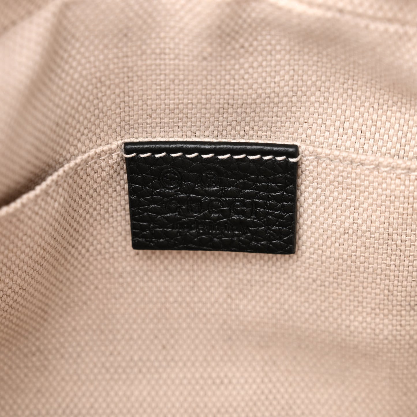 Pebbled Calfskin Small Soho Disco Bag Black