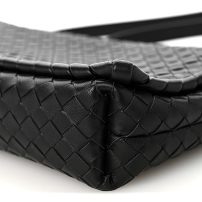 Bottega Veneta Nappa Intrecciato New Olympia Bag Black 10 of 10