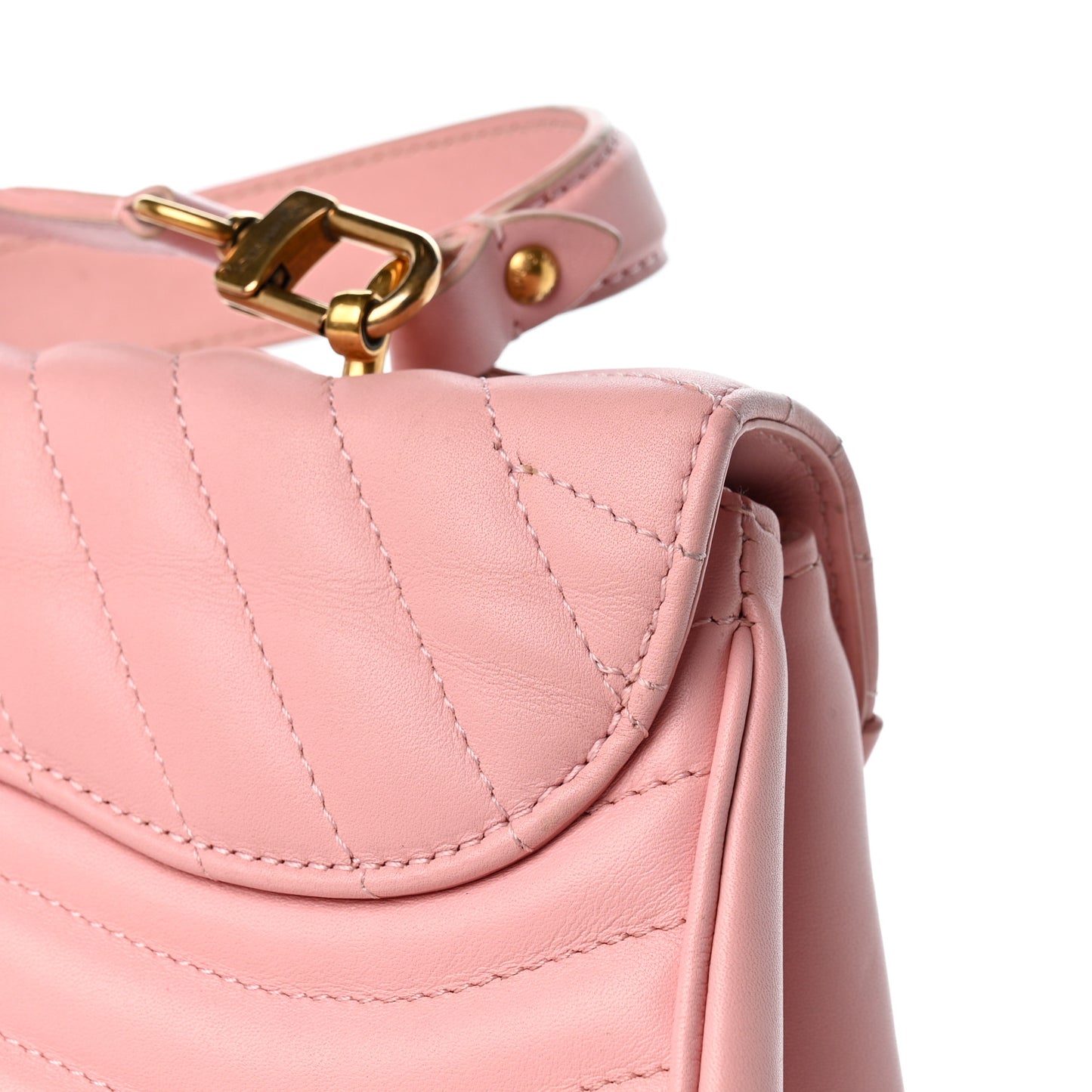 Calfskin Hold Me New Wave MM Rose Ballerine