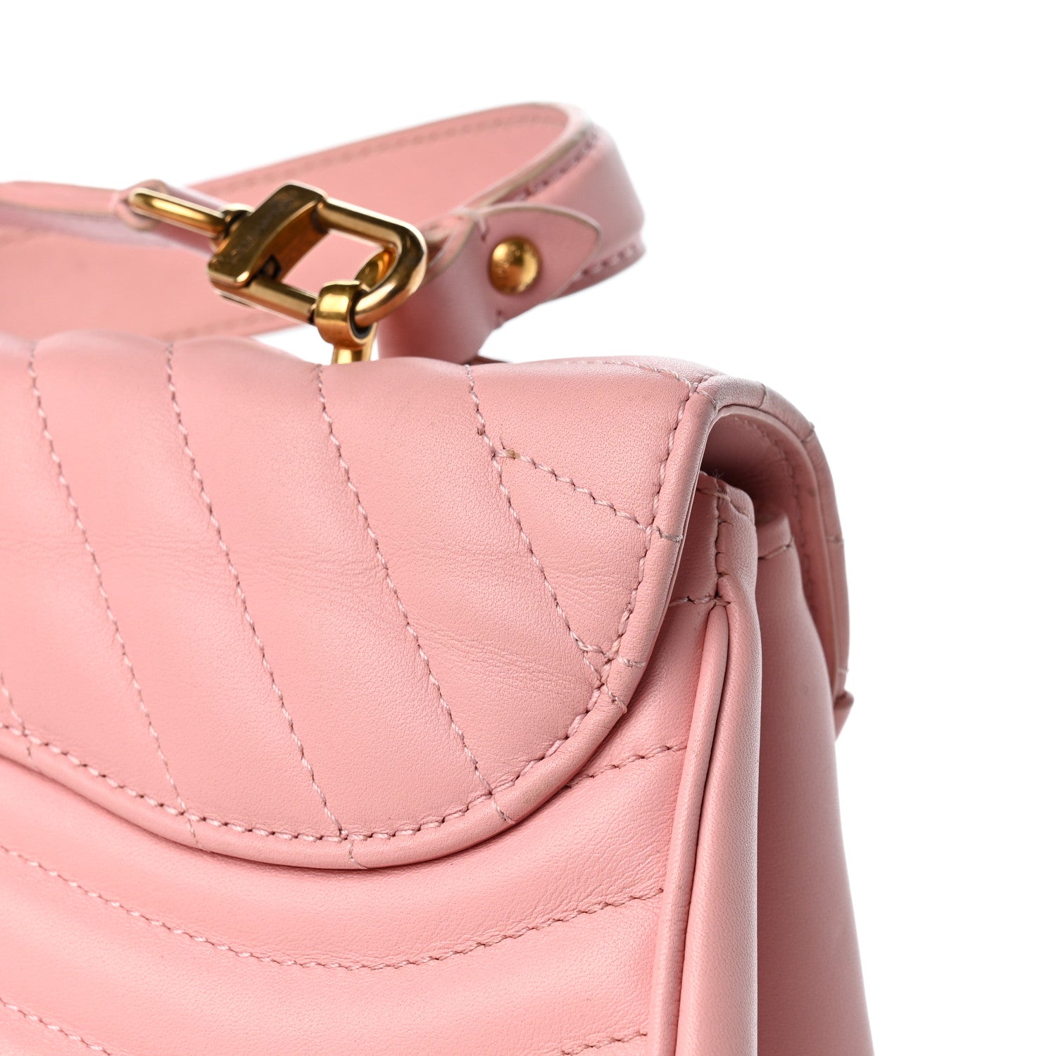 Louis Vuitton Calfskin Hold Me New Wave MM Rose Ballerine 13 of 13