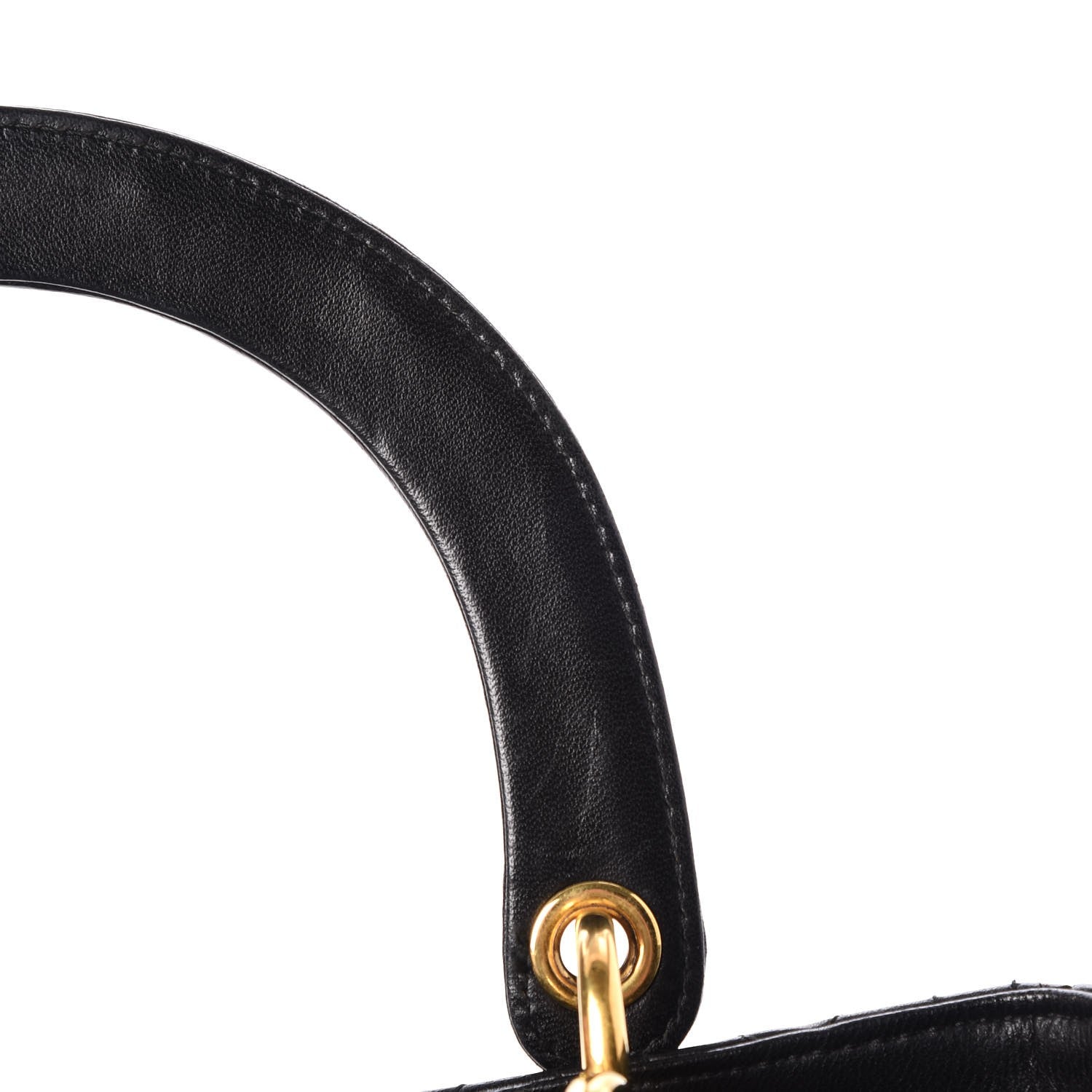 Christian Dior Lambskin Cannage Medium Lady Dior Black 11 of 20