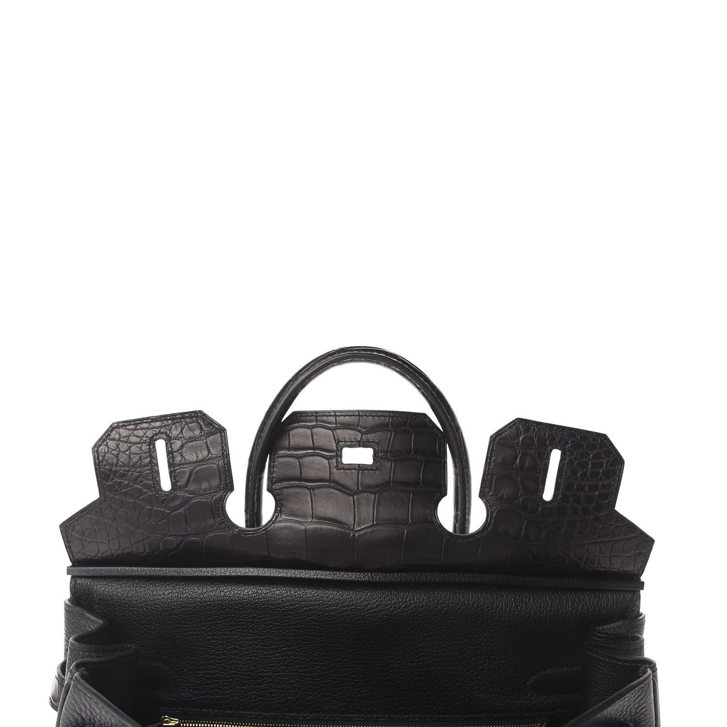 Togo Matte Alligator Birkin Touch 30 Black