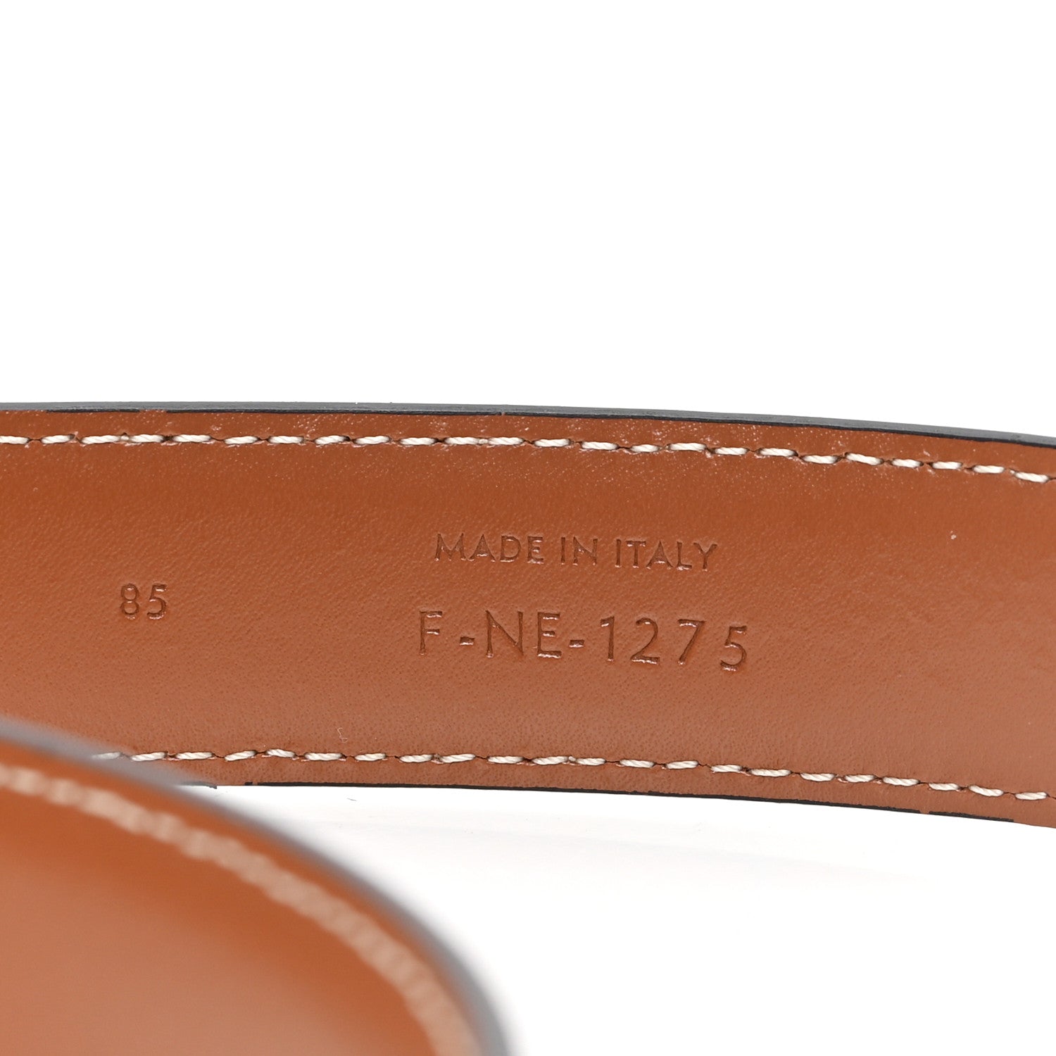 Celine Natural Calfskin Medium 25mm Triomphe Belt 85 34 Tan 4 of 6