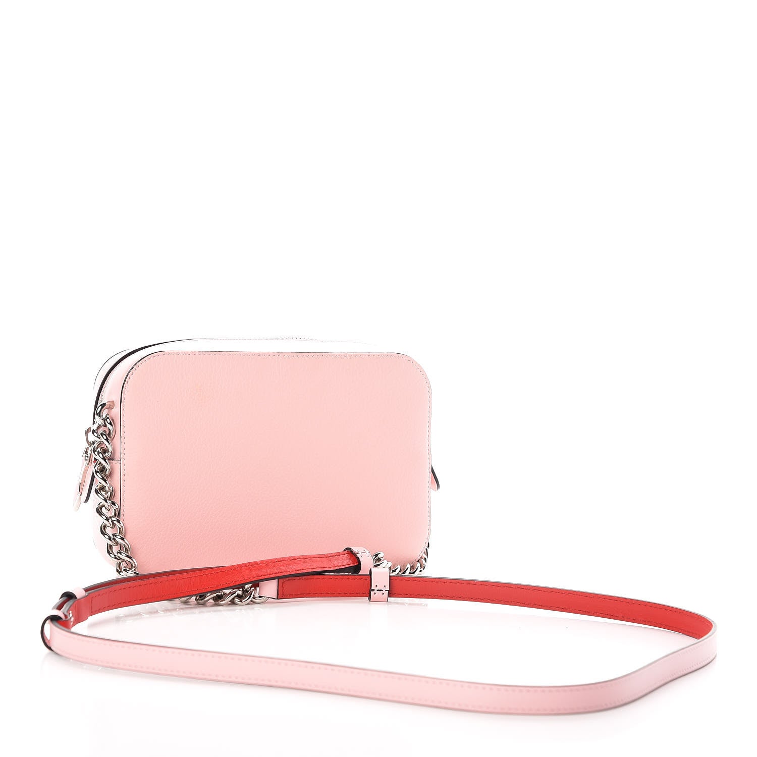 Christian Louboutin Calfskin Rubylou Mini Crossbody Pompadour 3 of 8