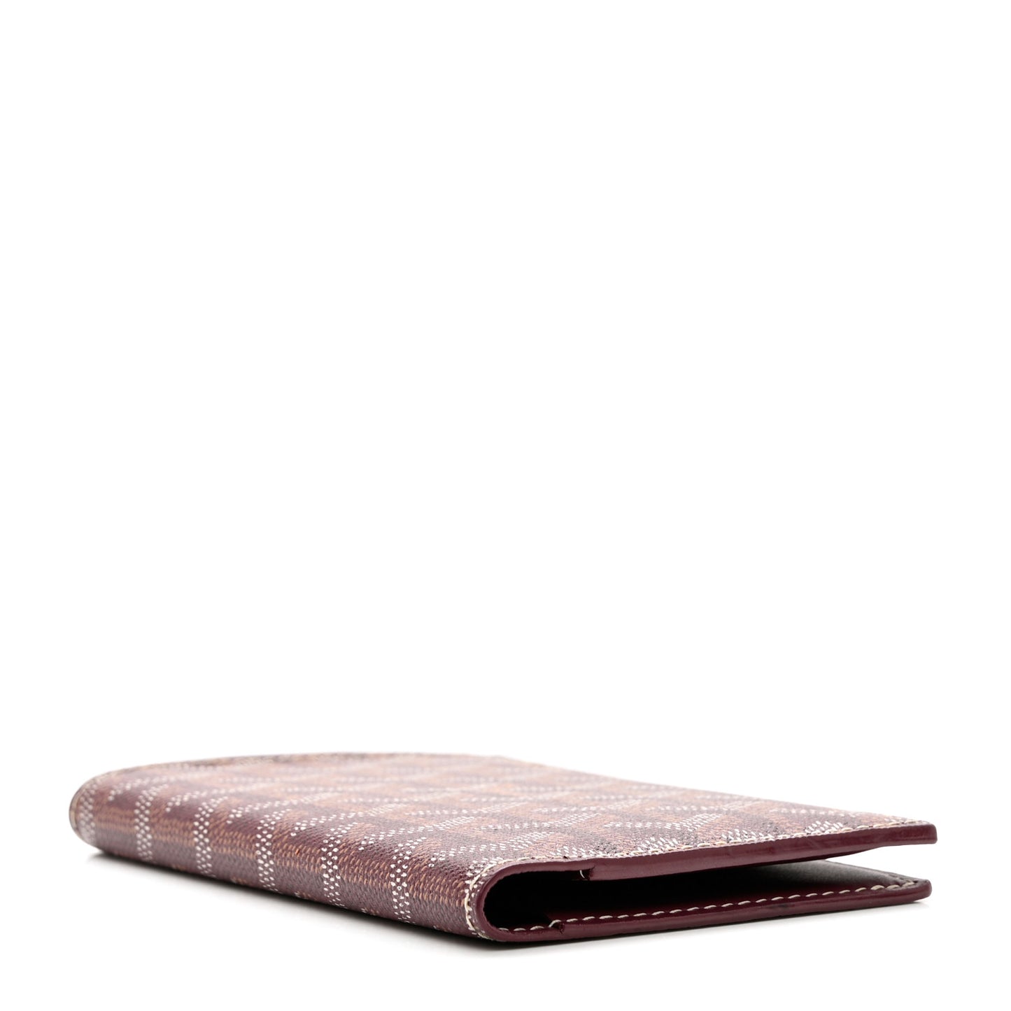 Goyardine Passport Wallet Burgundy