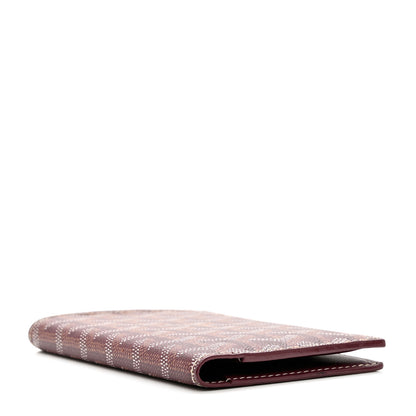 Goyard Goyardine Passport Wallet Burgundy 4 of 6