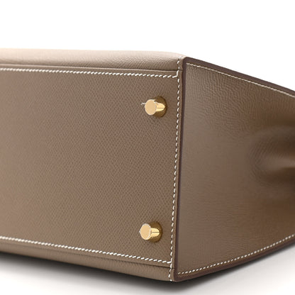 Hermes Epsom Kelly Sellier 28 Etoupe 10 of 11