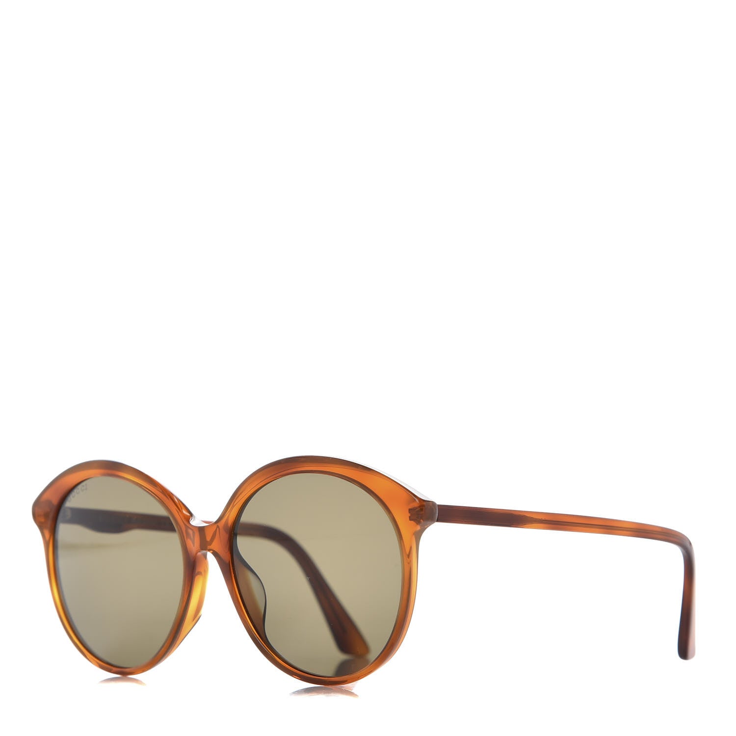 Gucci Acetate GG Sunglasses GG0257S Havana 1 of 8