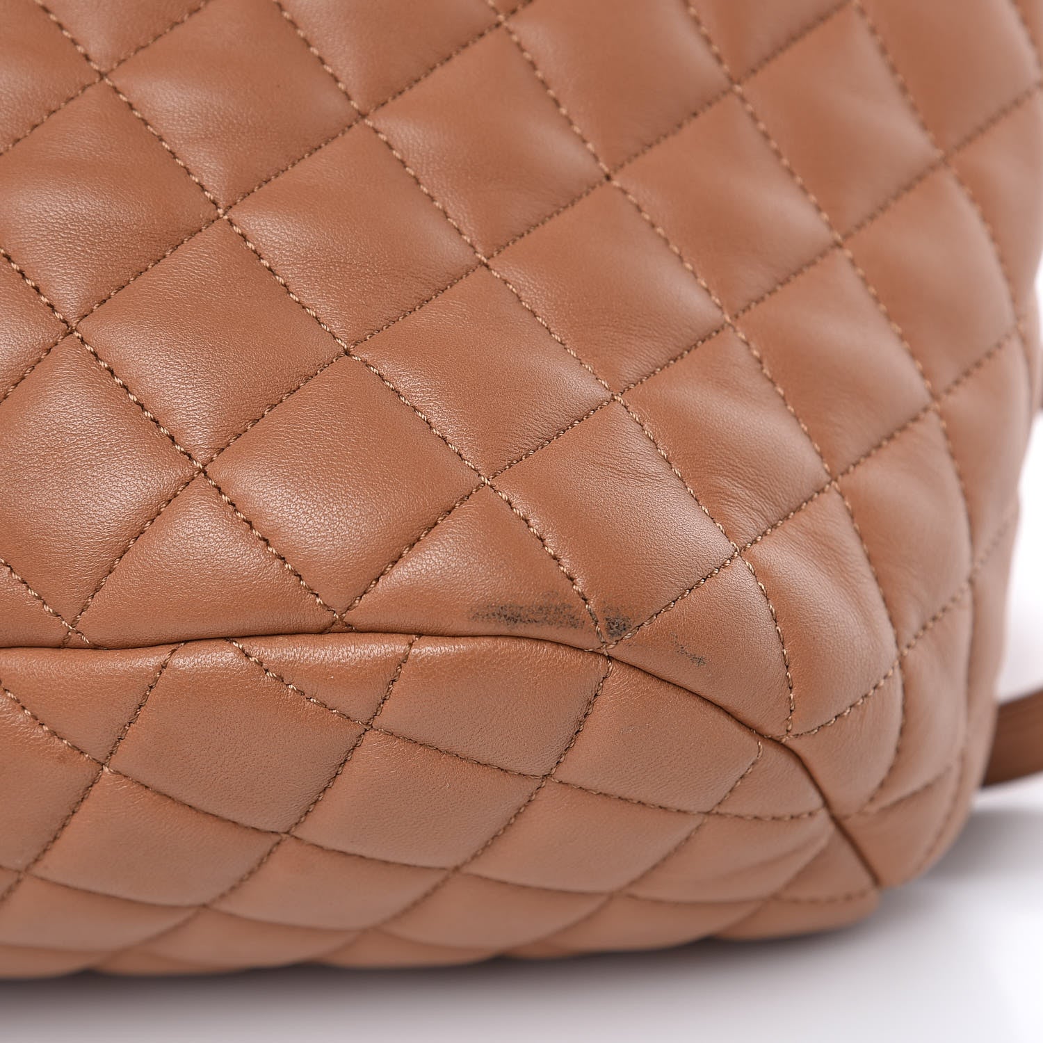 Chanel Lambskin Quilted Large Urban Spirit Backpack Dark Beige 10 of 12