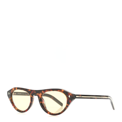 Prada Acetate Iconic Metal Plaque Sunglasses SPR B15 Chamomile 1 of 7