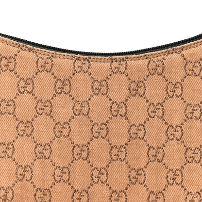 Gucci Denim Monogram Pochette Brown 8 of 11