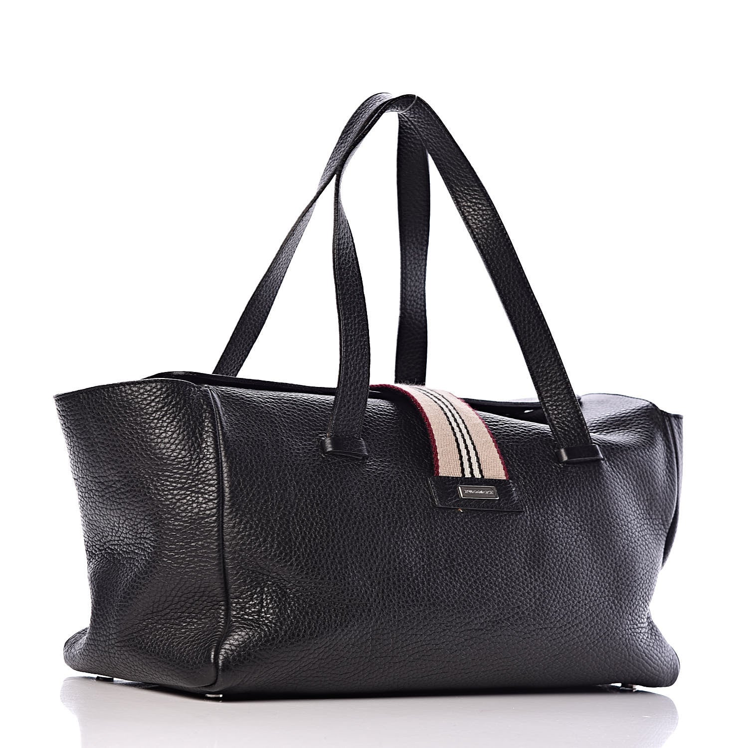 Burberry London Grainy Calfskin Shoulder Bag Black 3 of 13